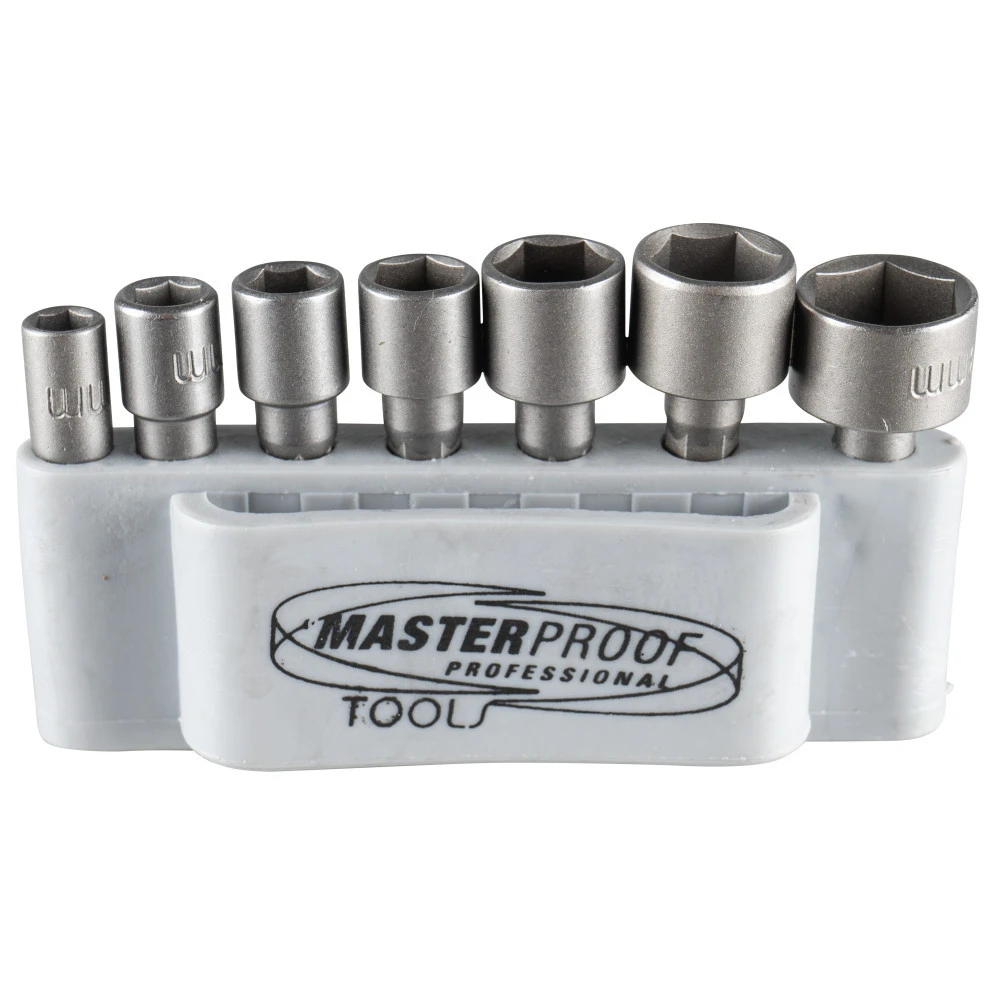 Stecknüsse Set 8-teilig 5-13 Mm Für Akkuschrauber 3 Stecknüsse Set 8-teilig 5-13 Mm Für Akkuschrauber