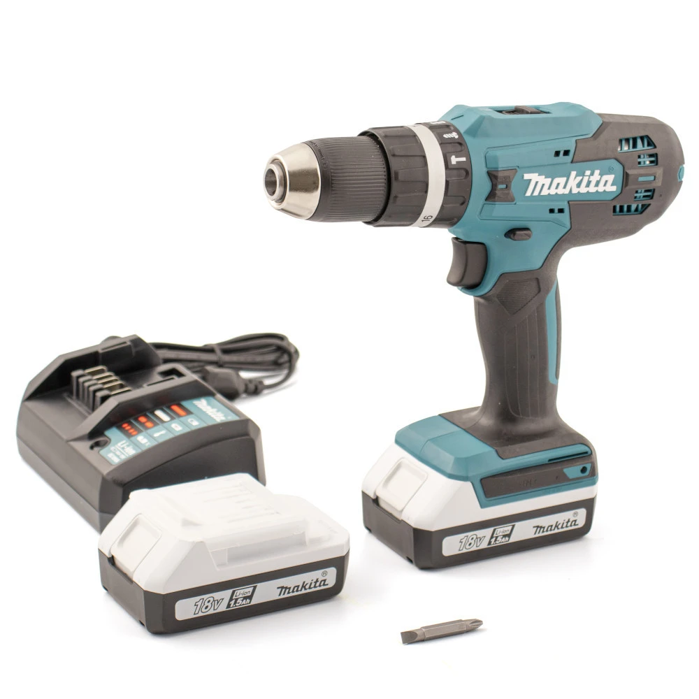 Makita Akkuschrauber DF 488 DWE 18 V Mit 2 X LI-ION Akkus Und Ladegerät 4 Makita Akkuschrauber DF 488 DWE 18 V Mit 2 X LI-ION Akkus Und Ladegerät – Bild 2