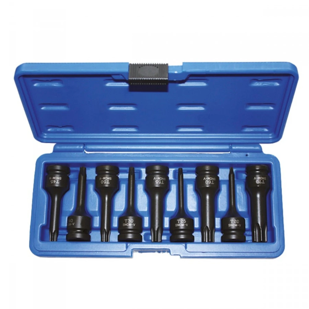 Normex Schlagschrauber Einsätze TX 9-teilig T-Profil 3 Normex Schlagschrauber Einsätze TX 9-teilig T-Profil