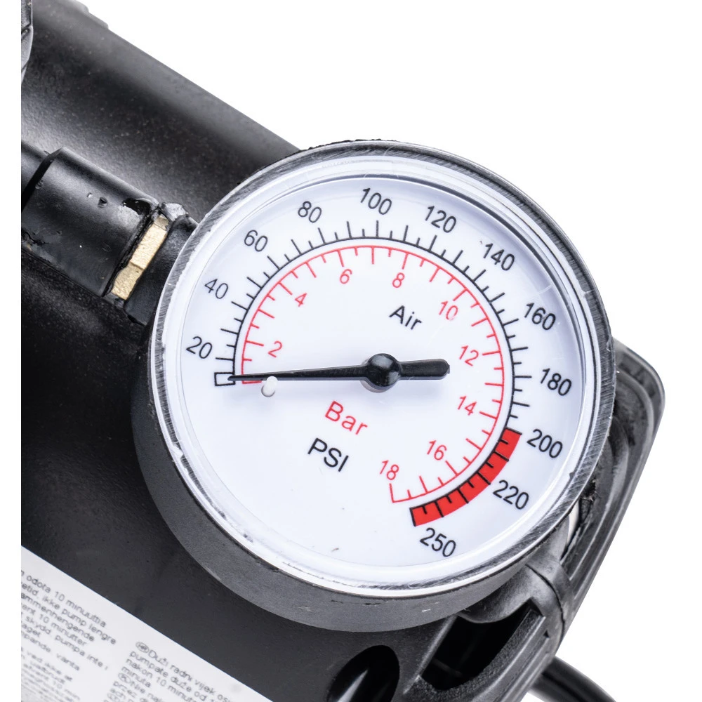 Luftkompressor Dunlop 12 V Mit Aufsätzen Und Adapter 6 Luftkompressor Dunlop 12 V Mit Aufsätzen Und Adapter – Bild 4