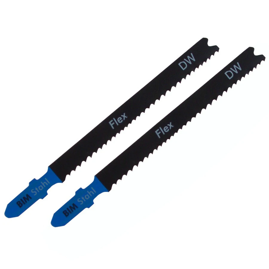 Stichsägeblätter 100 Mm BIM Flexibel T-Schaft 2 Stück 3 Stichsägeblätter 100 Mm BIM Flexibel T-Schaft 2 Stück