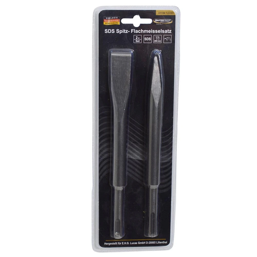 SDS Plus Meißel-Satz 2-teilig 200 Mm 3 SDS Plus Meißel-Satz 2-teilig 200 Mm