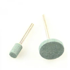 Schleifstein Set 2tlg. Ø3,17mm Aufnahme Silizium Schleifstifte Minischleifer