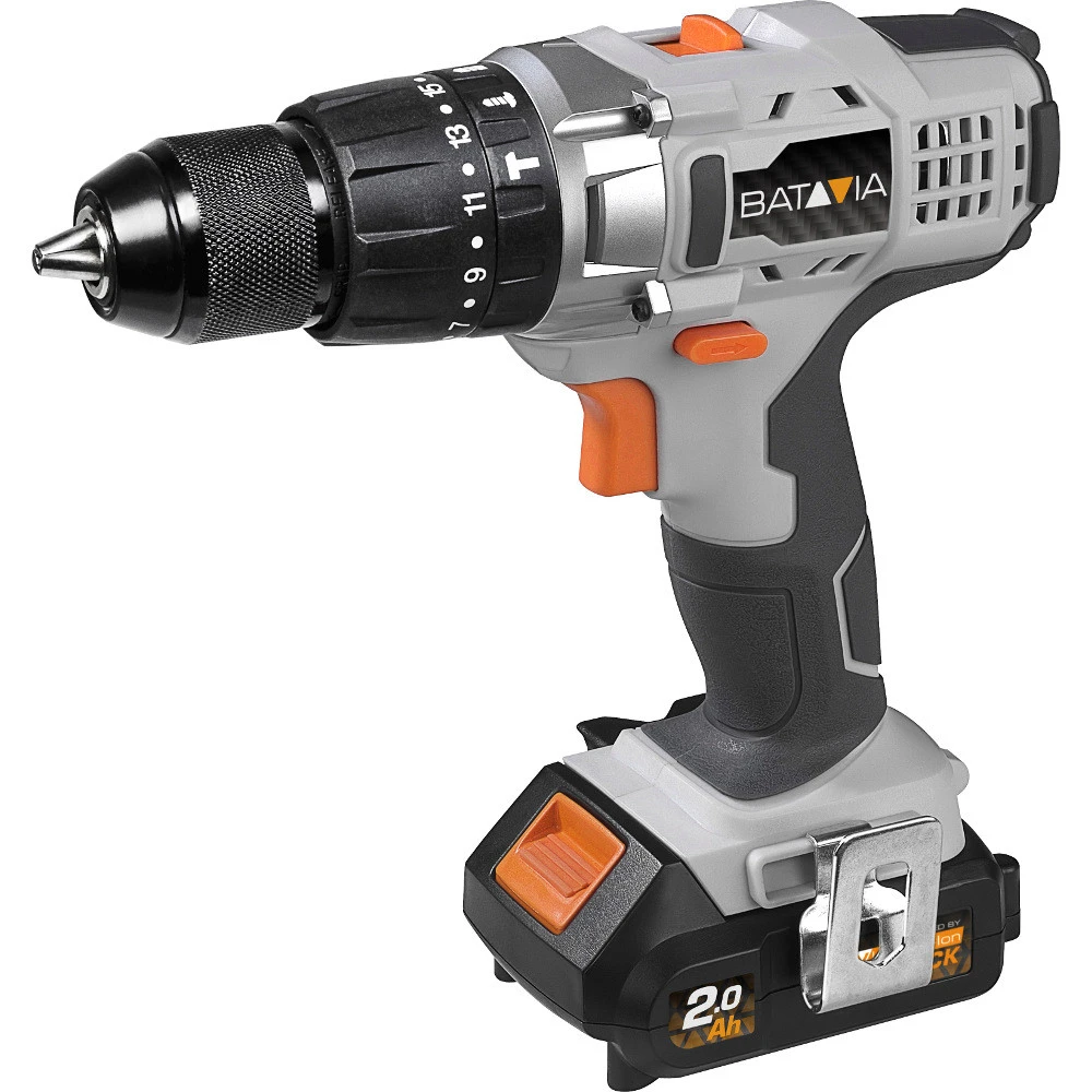 Schlagbohrmaschine Mit 2 Akkus Und Ladegerät Batavia 5 Schlagbohrmaschine Mit 2 Akkus Und Ladegerät Batavia – Bild 3